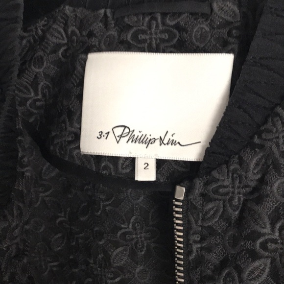 3.1 Philip Lim patchwork lace bomber jacket, 2 - Picture 3 of 3